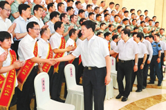 谢伏瞻在会见第三次全省人民防空会议代表时指出 提高政治站位坚持融合发展努力开创人防事业发展新局面 陈润儿参加会见